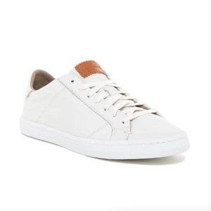 Cole Haan Leather White Margo Mindi Minimalist Low Profile Sneakers Shoes 7.5